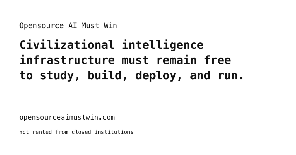 O manifesto que pede para o open source vencer a corrida da IA