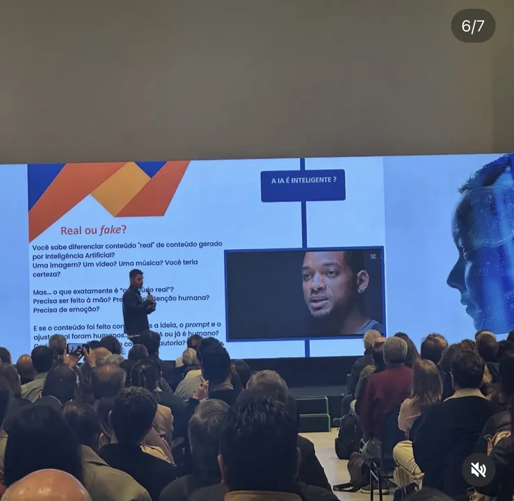 Palestra sobre IA generativa