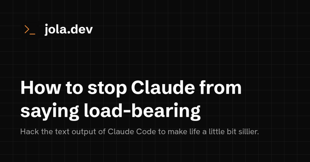 Como fazer o Claude parar de dizer 'load-bearing' toda hora