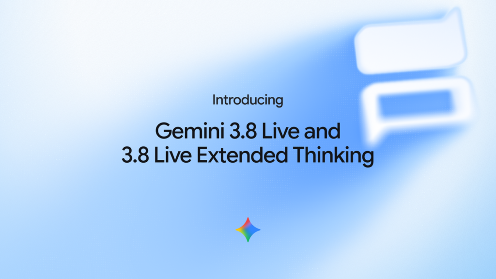 Google lança Gemini 3.8 Live com raciocínio estendido em tempo real