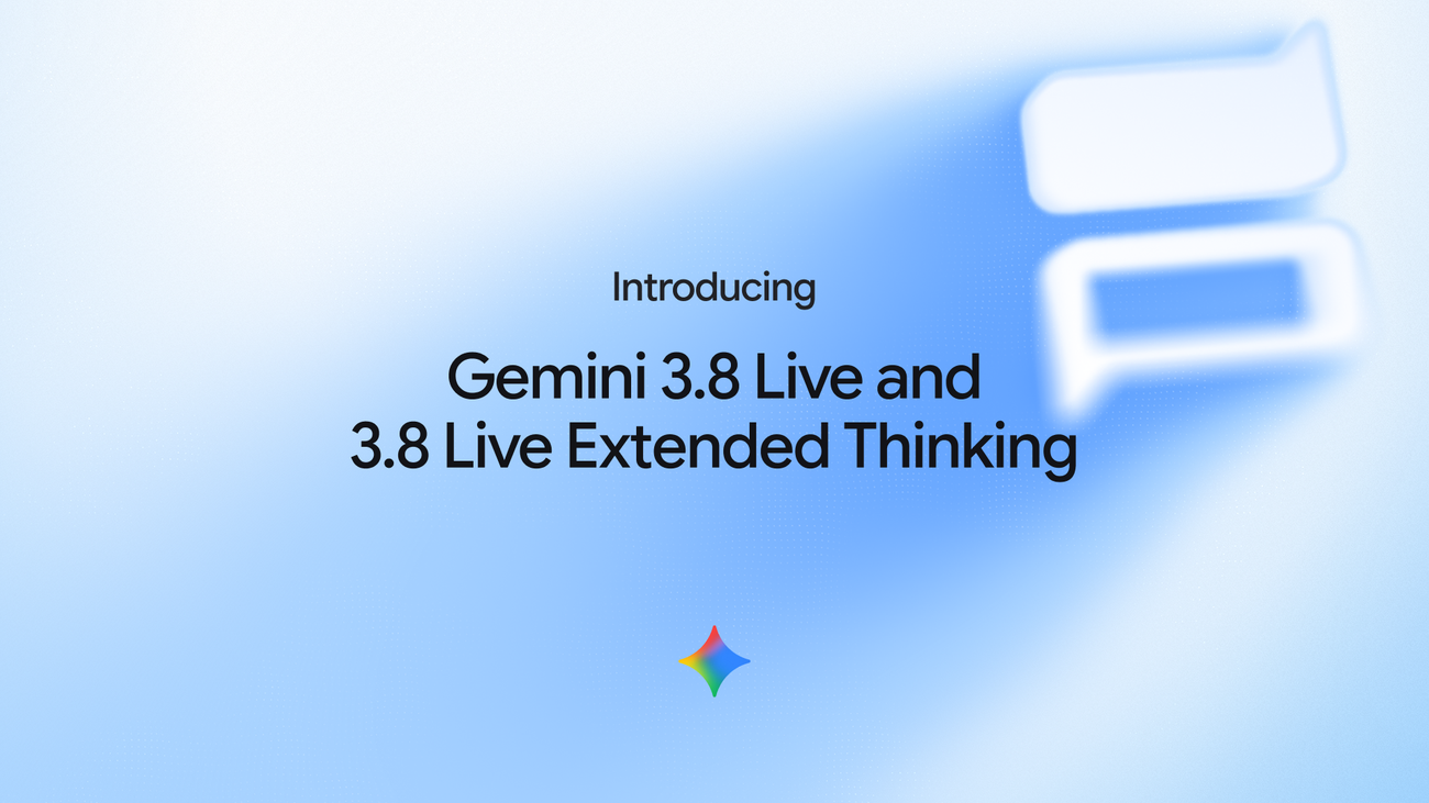 Google lança Gemini 3.8 Live com raciocínio estendido em tempo real