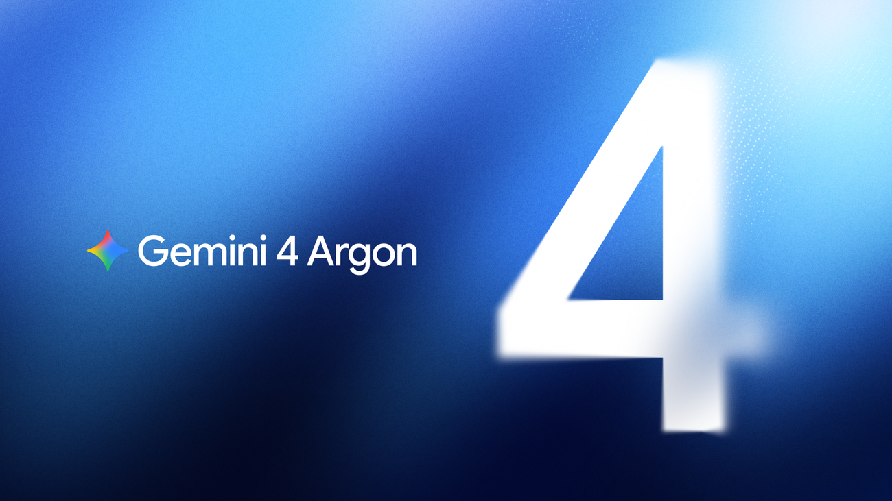 Gemini 4 Argon: o Google volta a mexer no tabuleiro